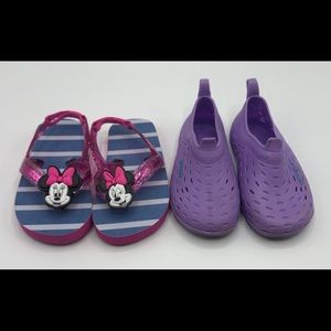 Minnie Mouse slippers speedo water shoes 5/6